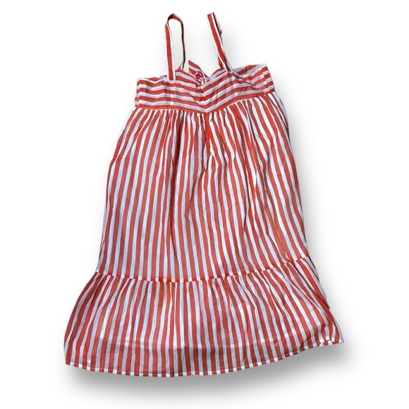 NWT Oliphant Sleeveless Nassau Coral T.F. Dress Size large 100% Cotton midi - Picture 6 of 12